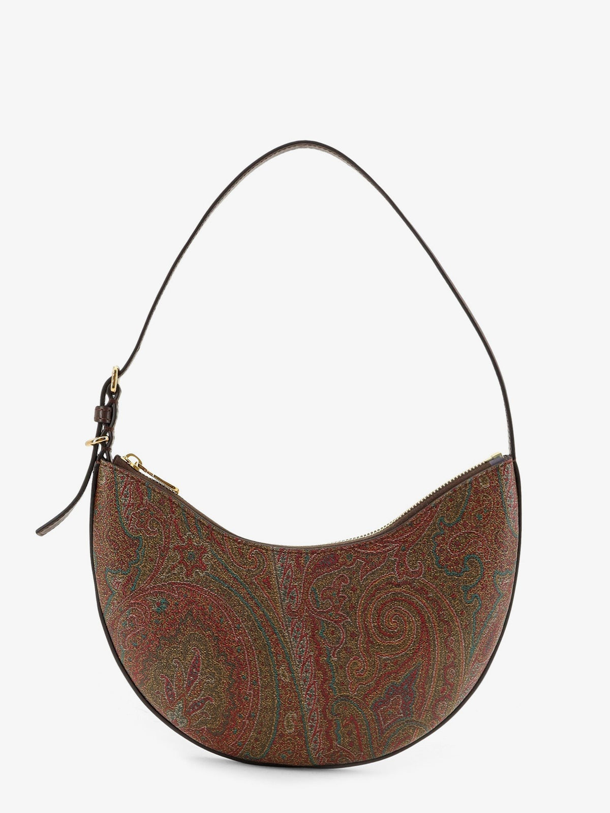 Etro Essential S Arnica Hobo shoulder bag in paisley jacquard fabric