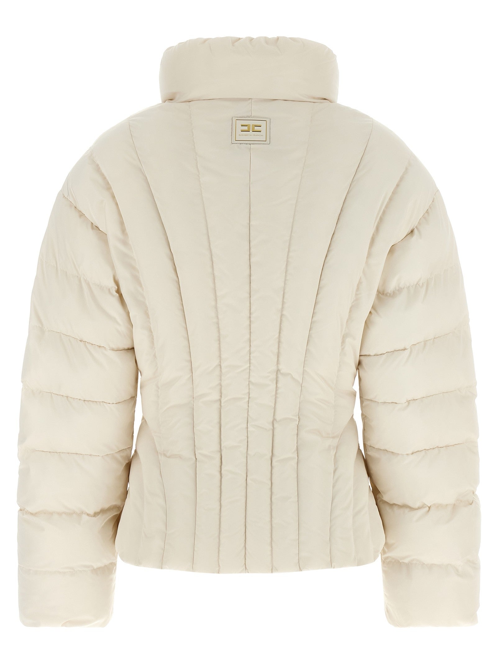 Exhausted quilted down jacket 2