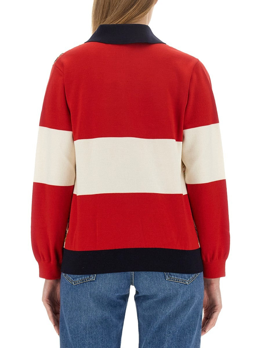 EXTRA FINE WOOL CARDIGAN WITH PRINT 3
