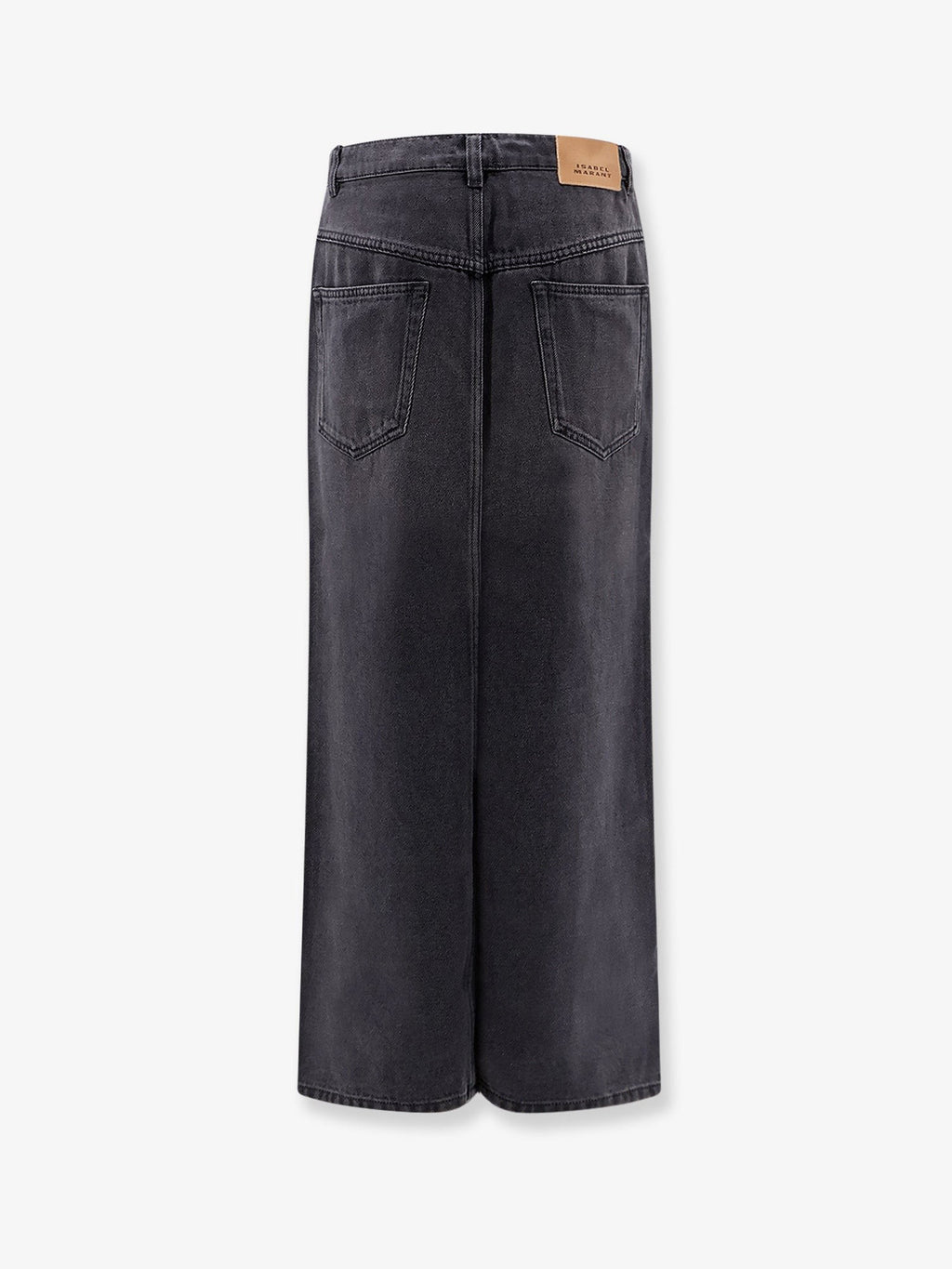 Faharia black denim skirt 2