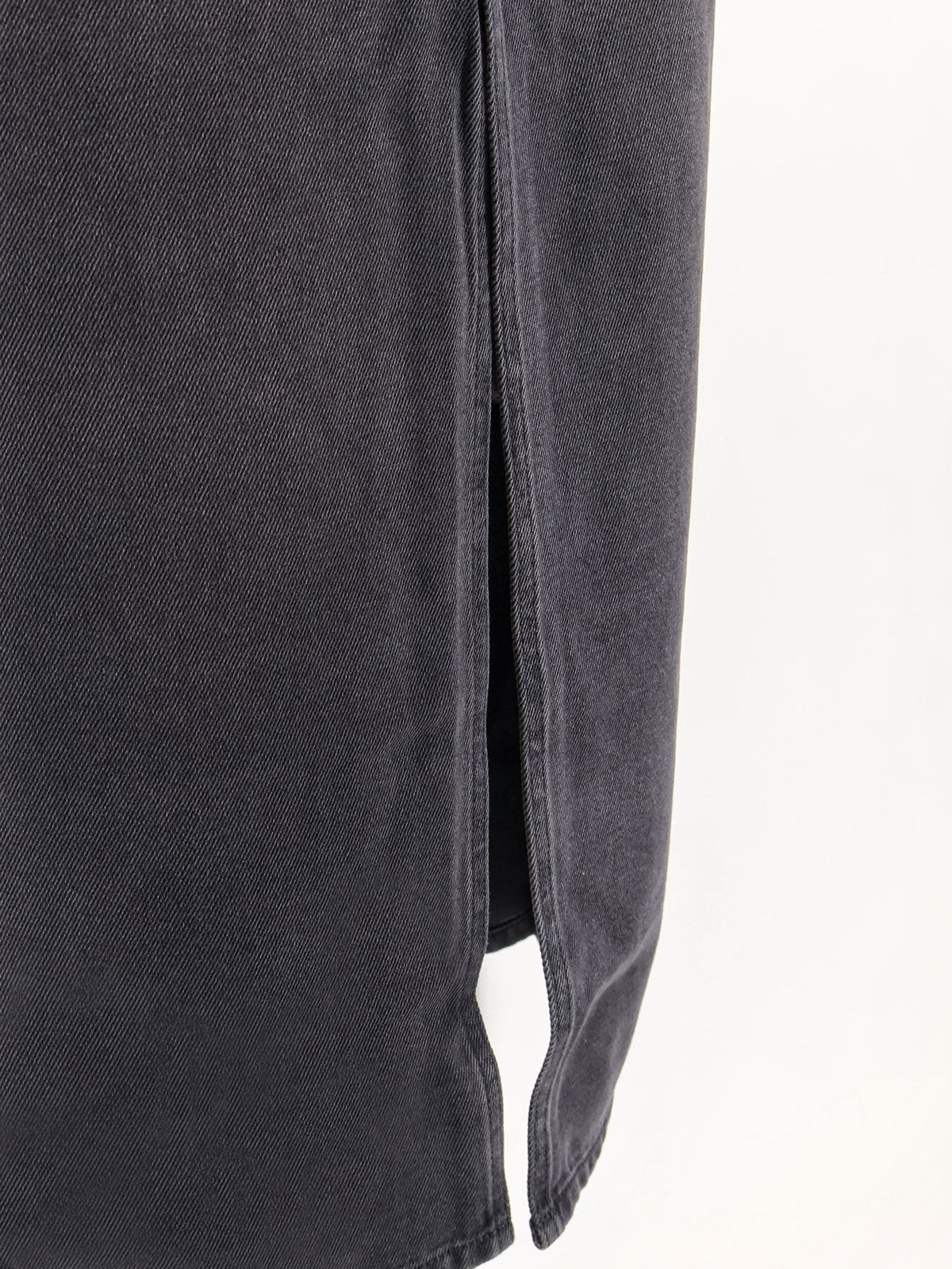 Faharia black denim skirt 4
