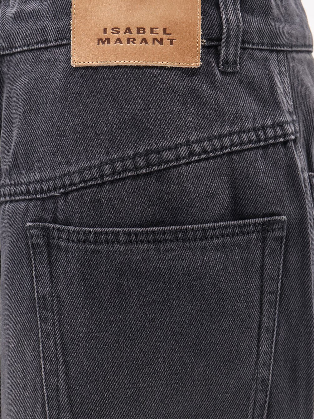 Faharia black denim skirt 3