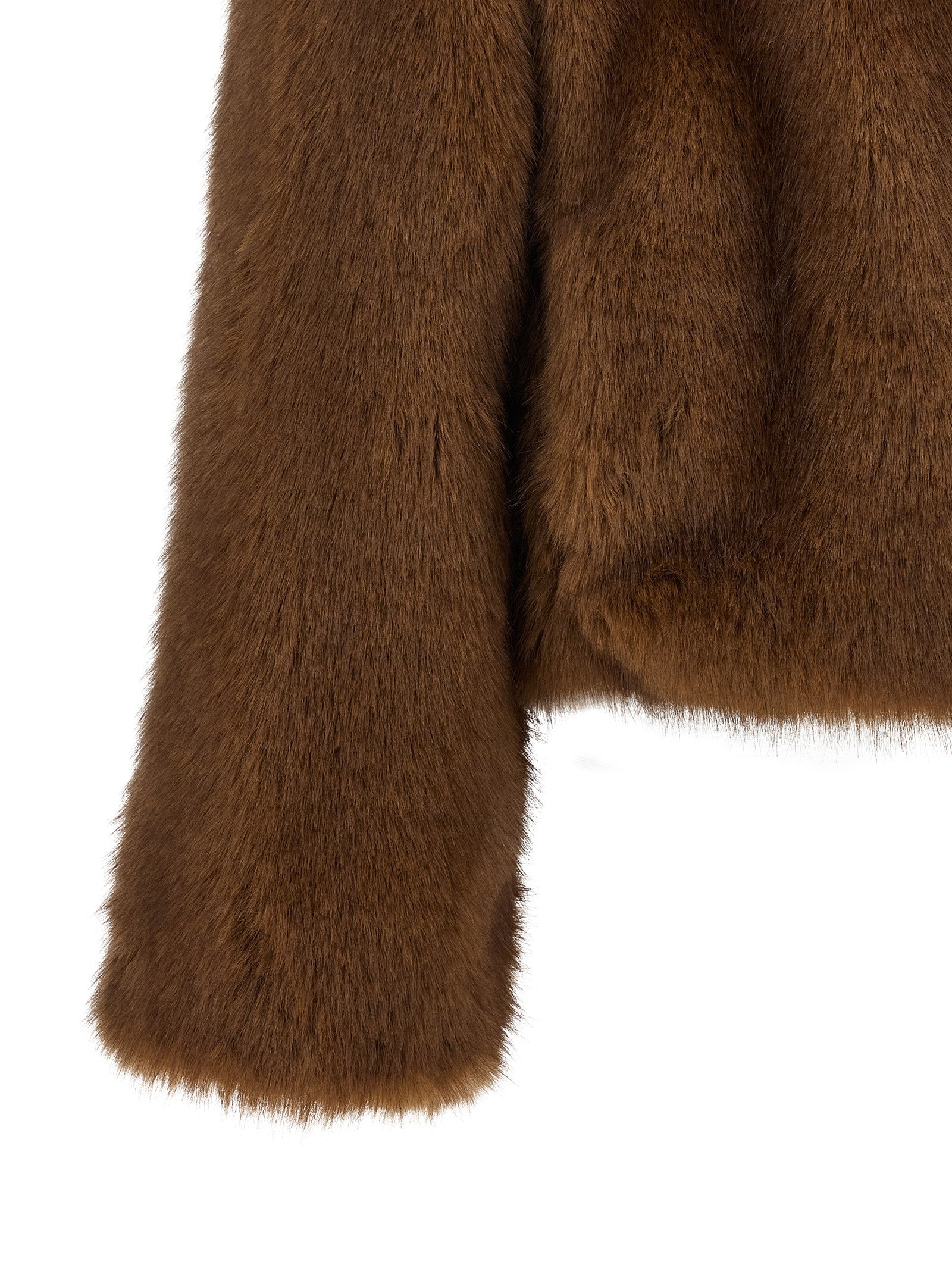 'Farrah First' eco-fur coat 4