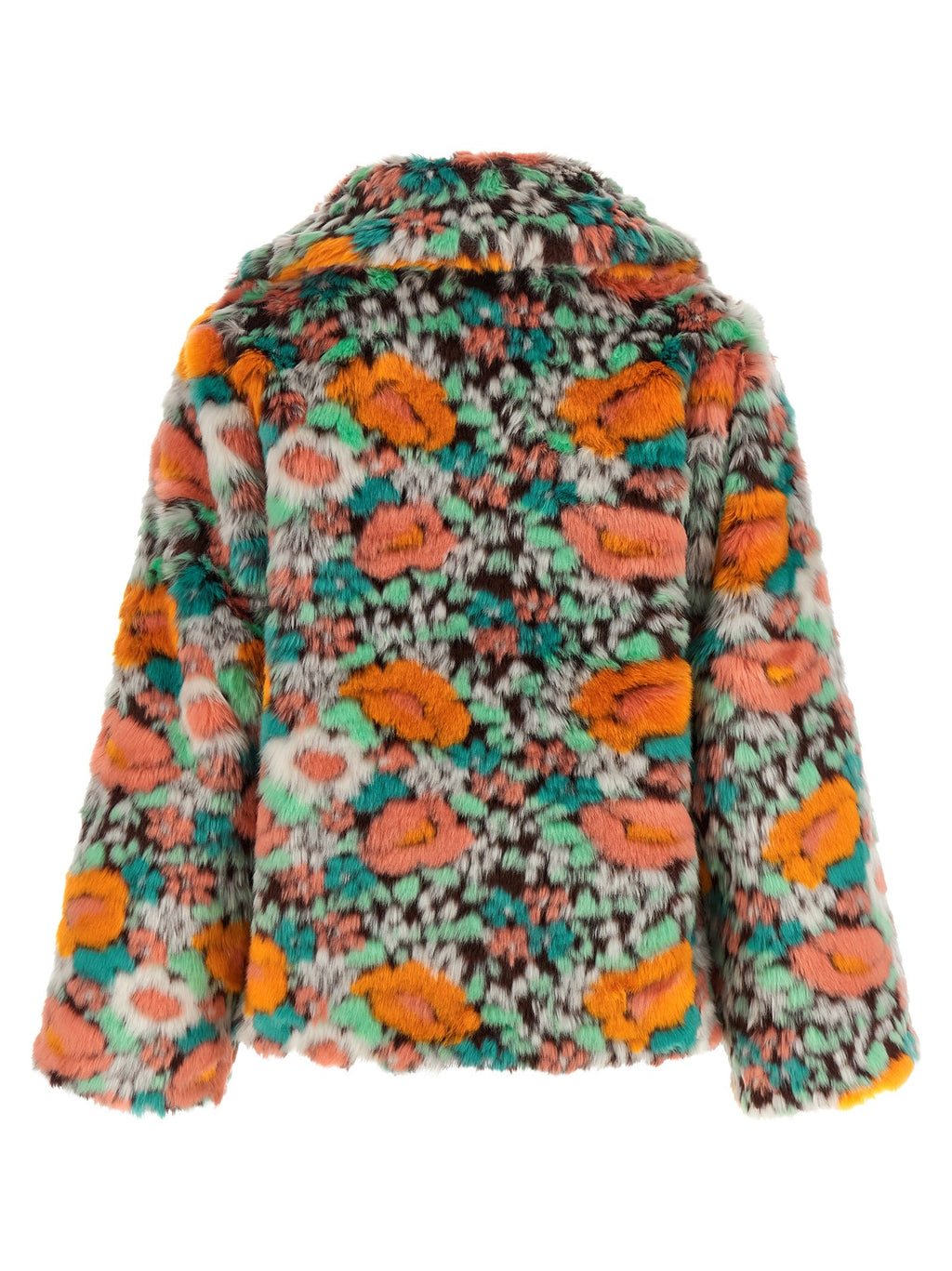 Faux fur floral pattern 2