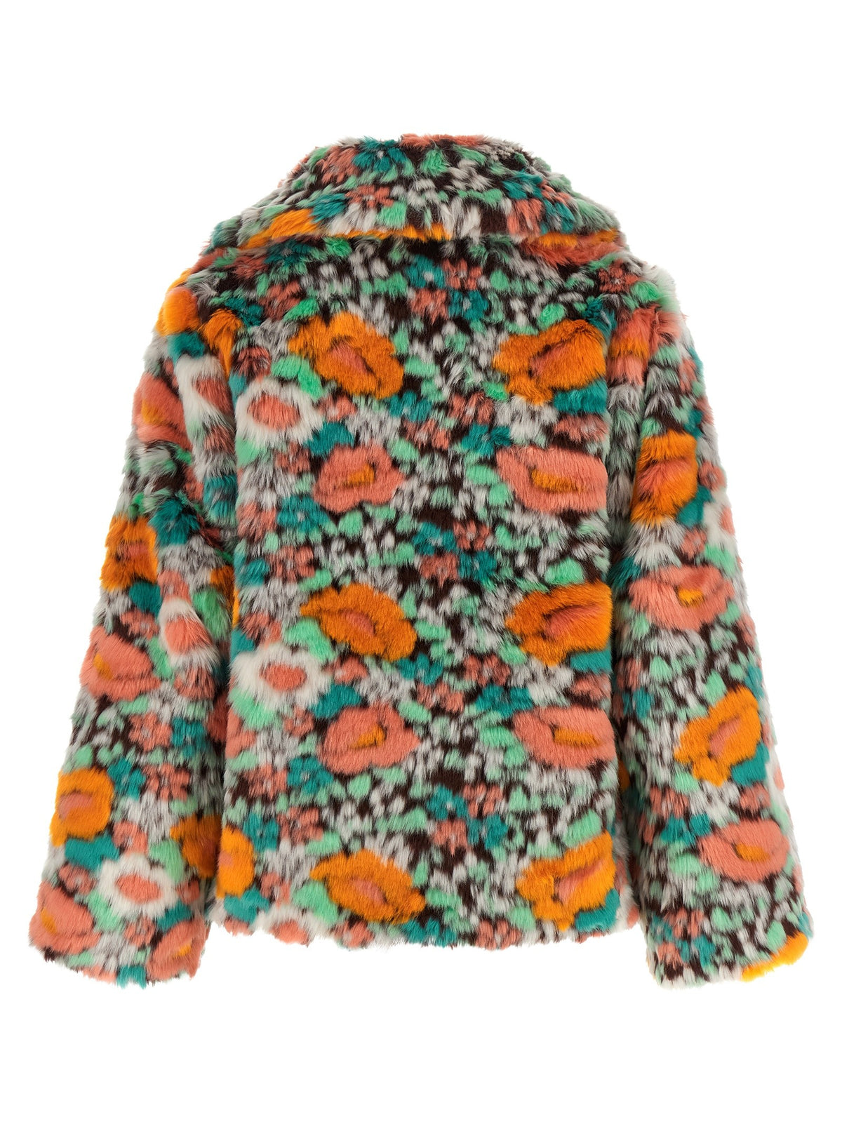 Faux fur floral pattern 2