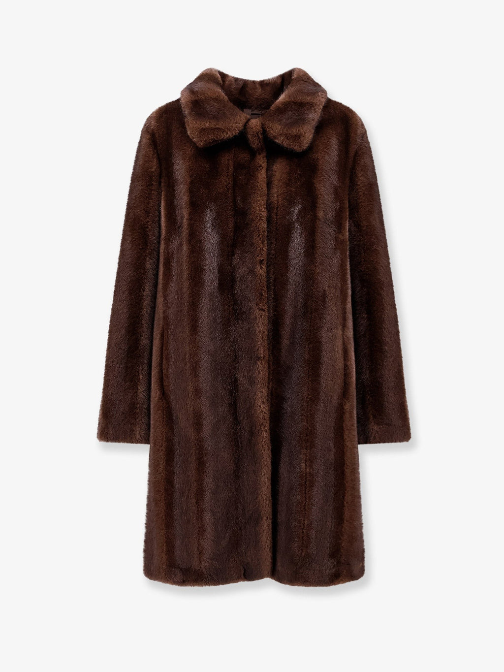 Faux Mink Fur Coat