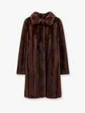 Faux Mink Fur Coat