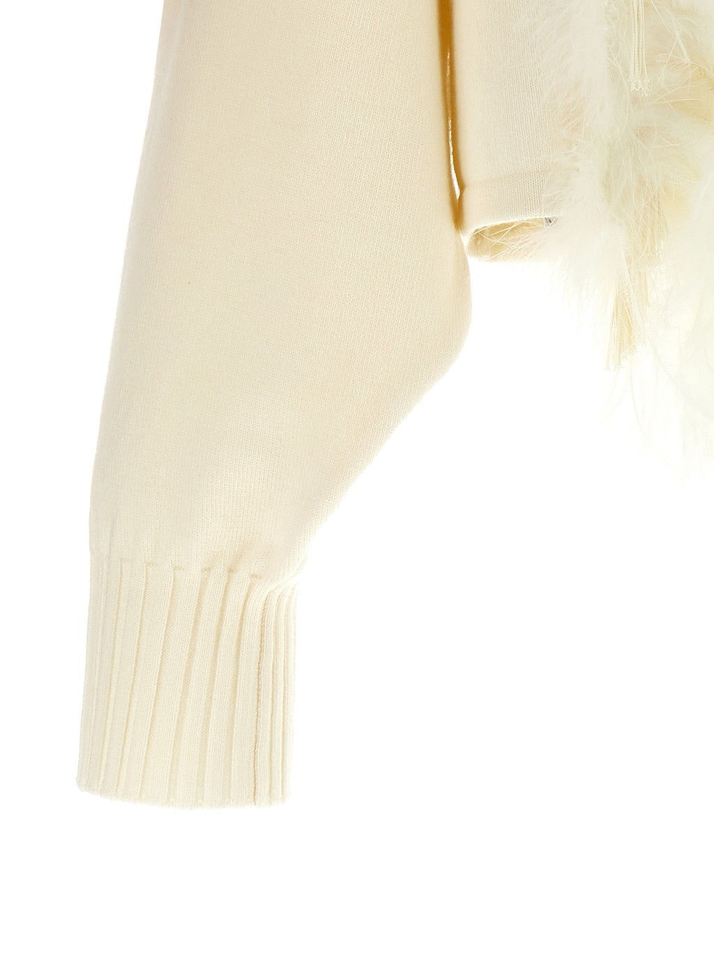 Feather cropped sweater 4