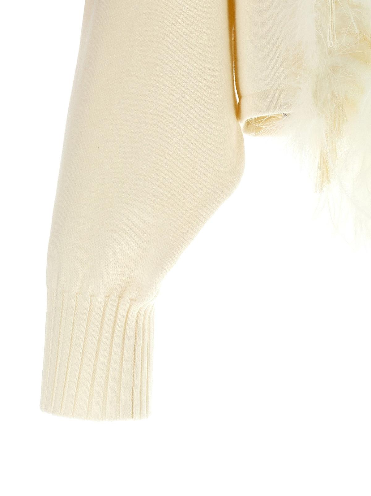 Feather cropped sweater 4