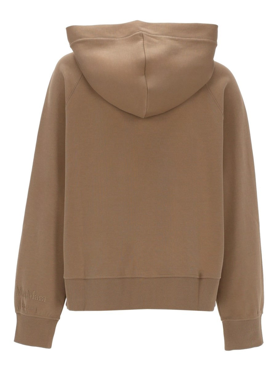 FELPA "ALMA" CON ZIP E CAPPUCCIO 2