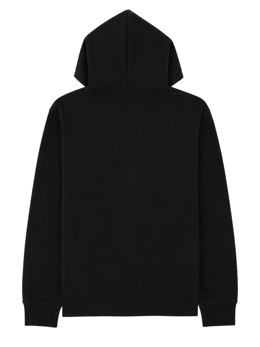 FELPA CON CAPPUCCIO E ZIP 2