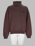 Felpa Con Logo E Zip