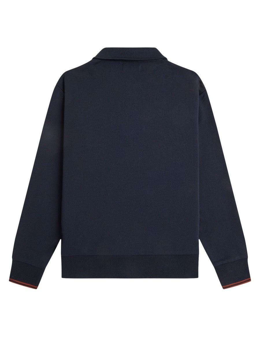 Felpa Con Logo E Zip 2
