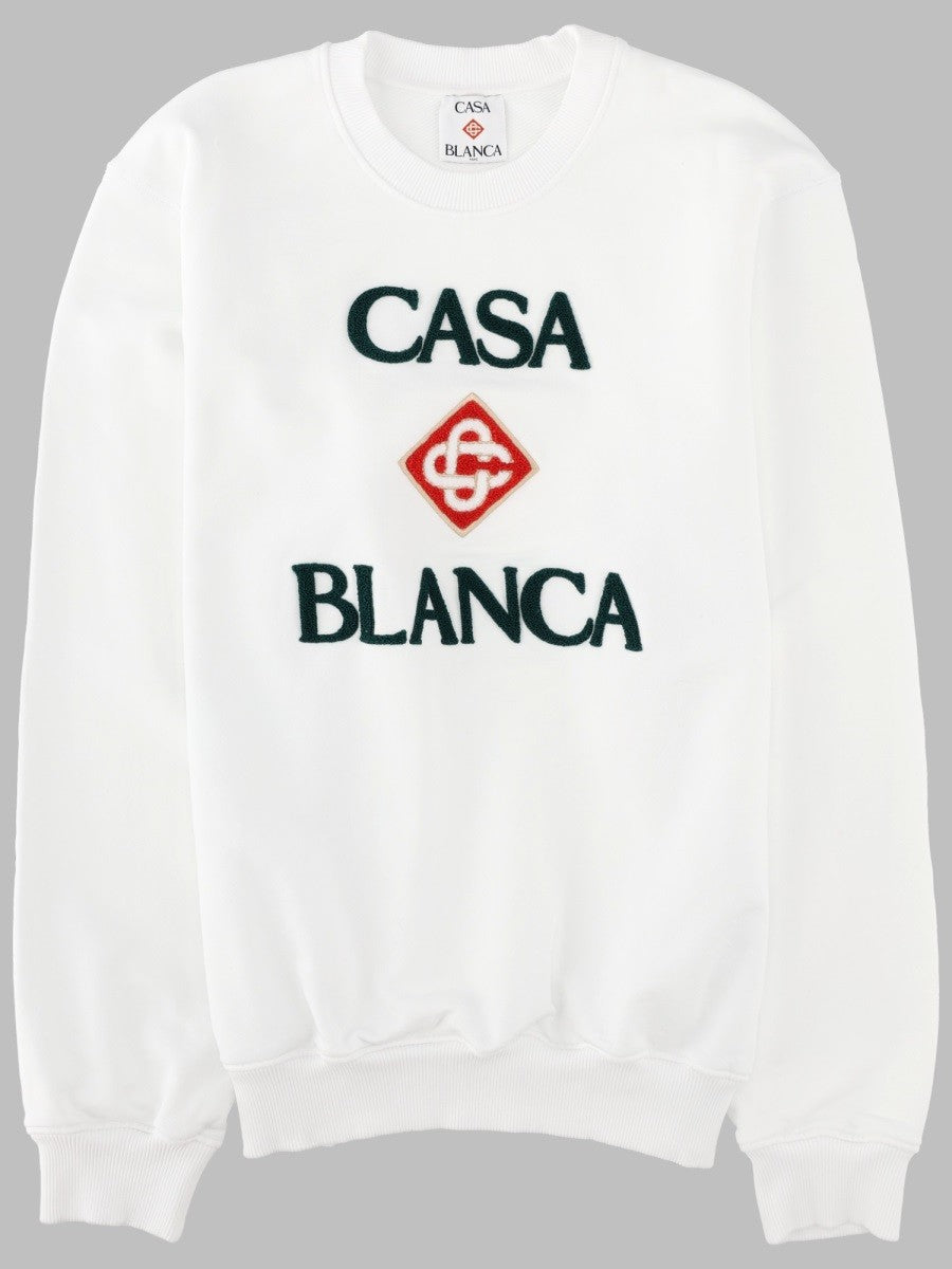 FELPA CON LOGO RICAMATO