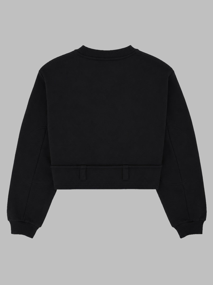 FELPA CROPPED CON COULISSE 2