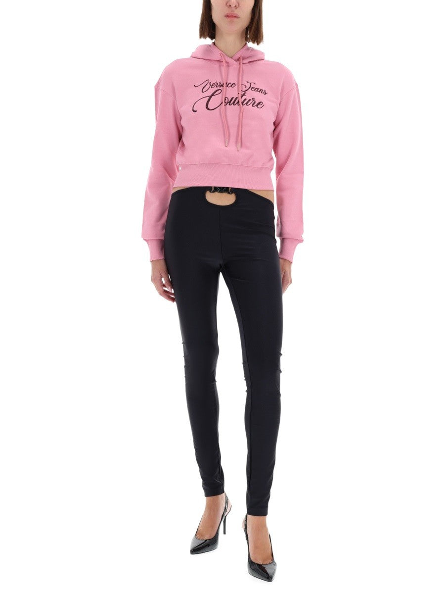FELPA CROPPED CON LOGO 2