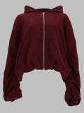 FELPA IN COTONE CON ZIP