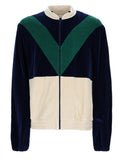 Felpa in Jersey di Cotone con Zip