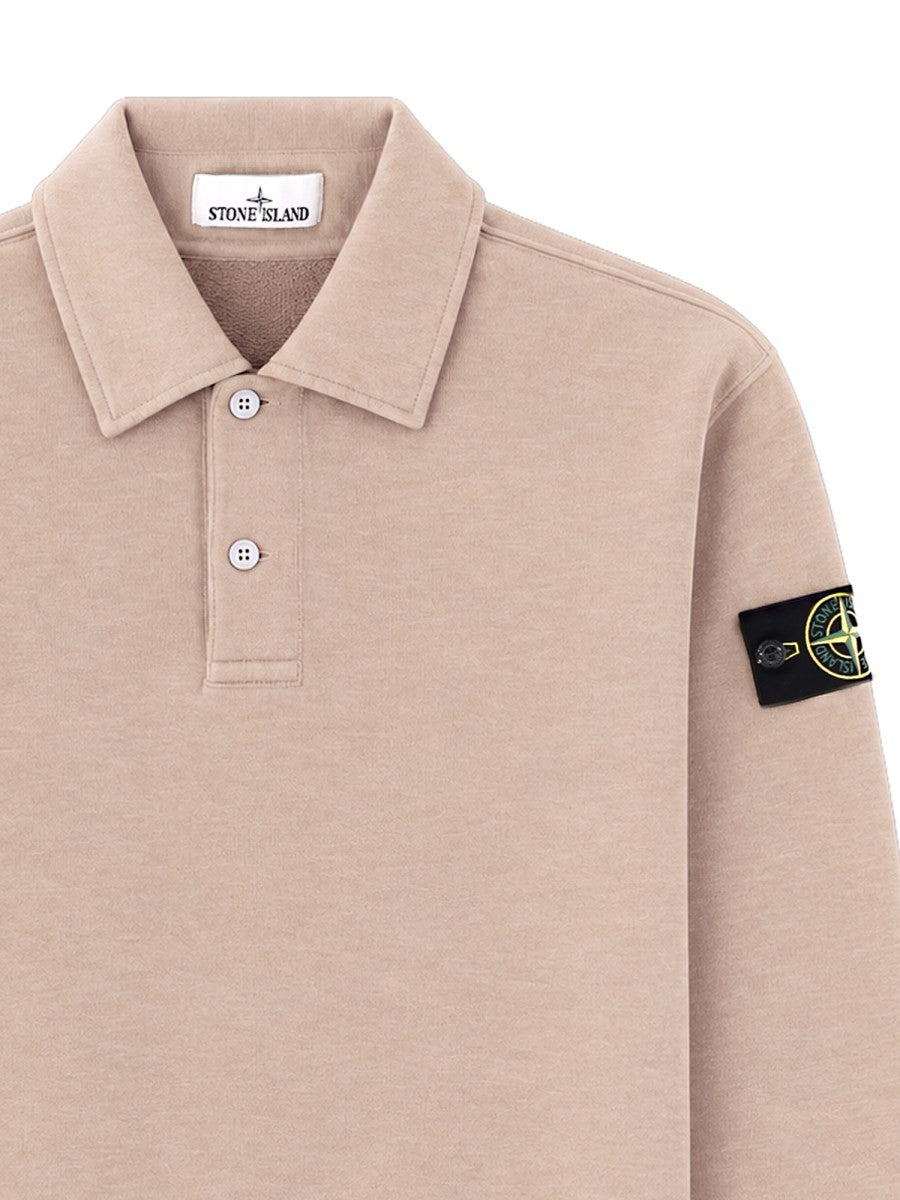 Felpa Oversize Con Colletto Polo 3