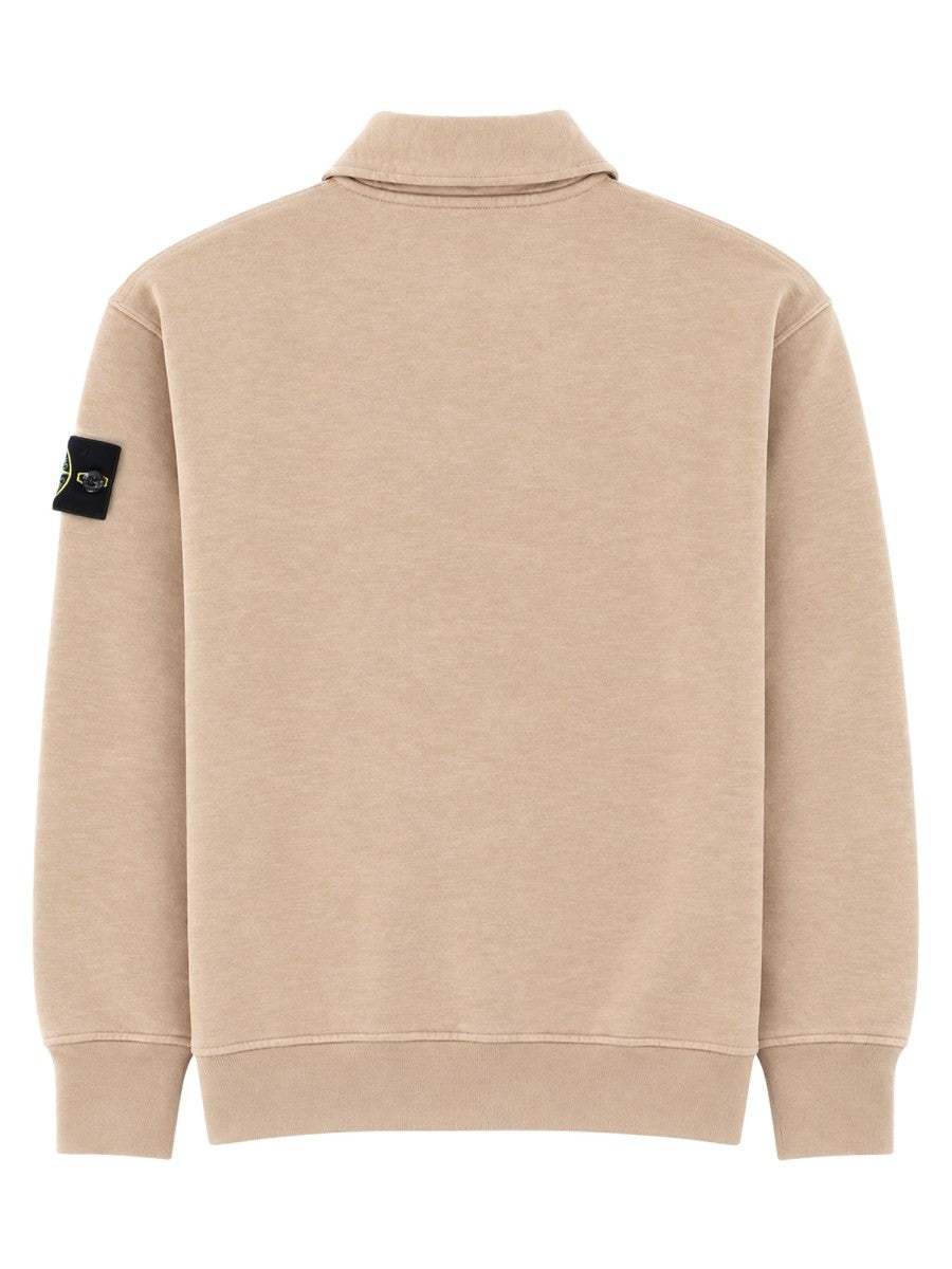 Felpa Oversize Con Colletto Polo 2