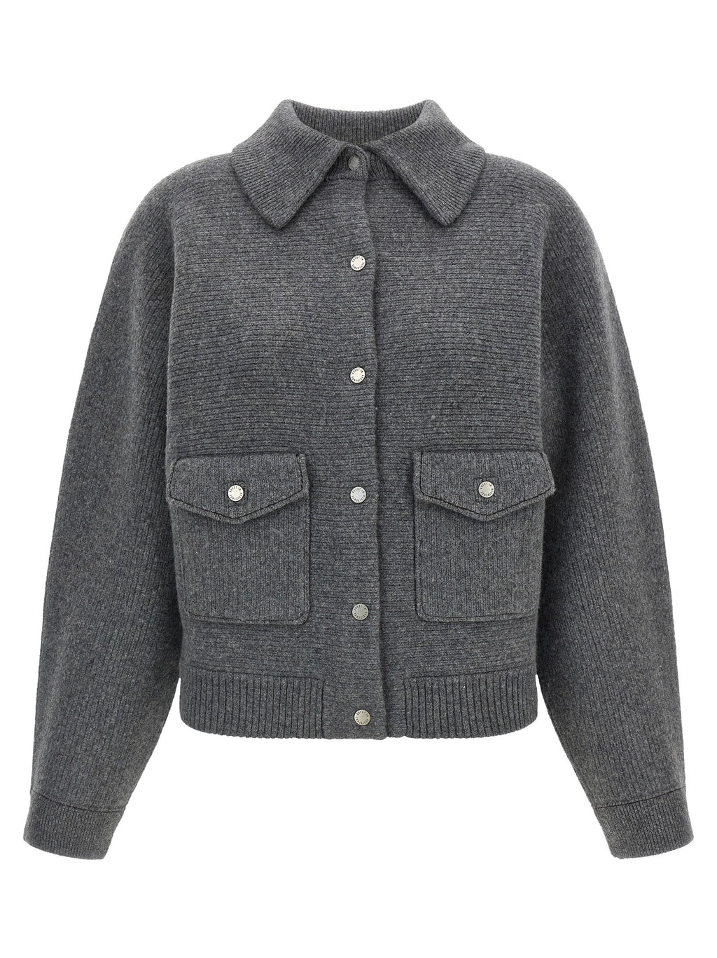 Felt bomber jacket