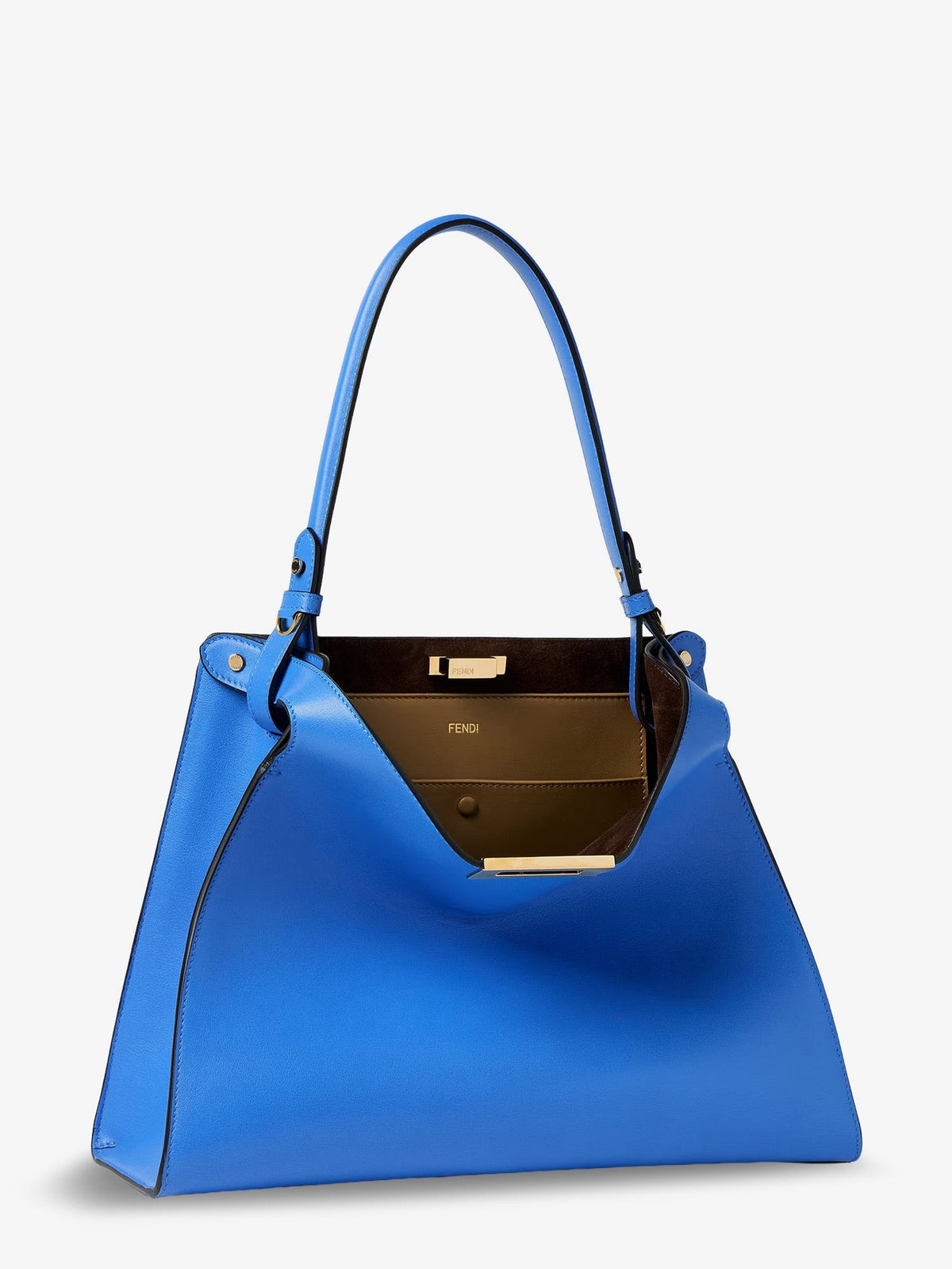 Fendi Way Medium leather shoulder bag with contrasting lining 3