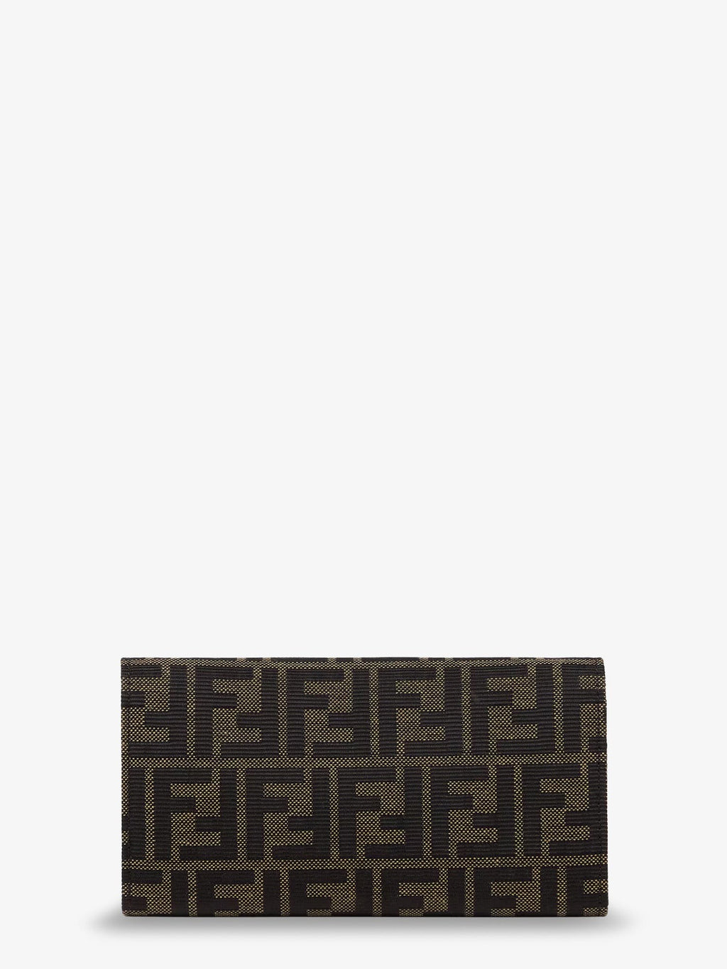 FF Zucca Fabric Continental Wallet with Chain Tube 2