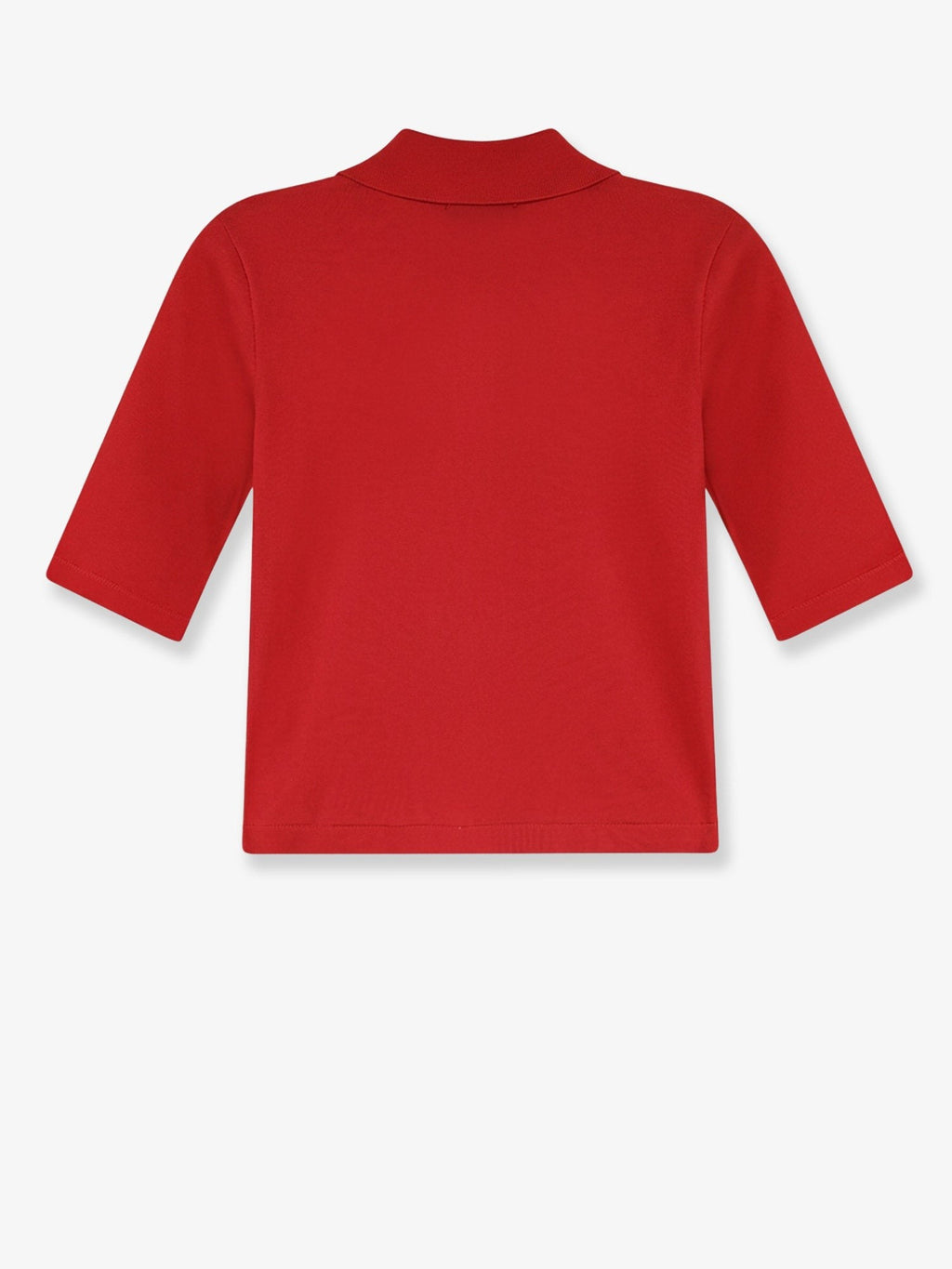 Fine stretch silk knit polo shirt 2