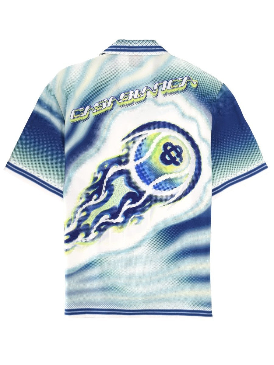 "FLAMING TENNIS BALL" SHIRT 3