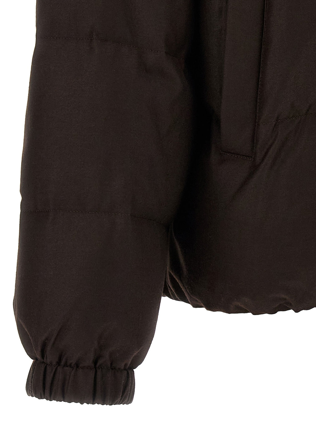 Flannel down jacket with mittens 5