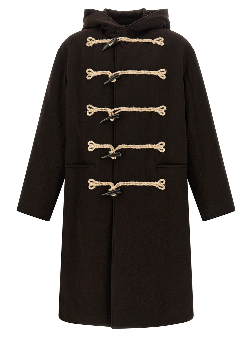 'Flannel Toggle Duffle' coat