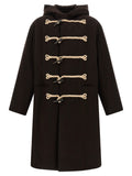 'Flannel Toggle Duffle' coat