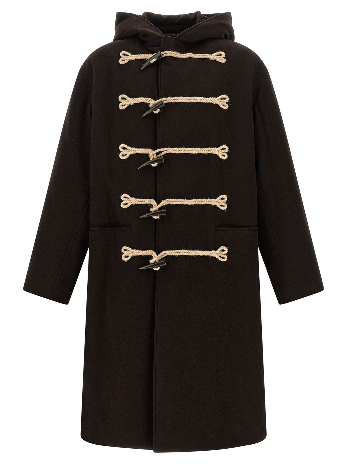 'Flannel Toggle Duffle' coat
