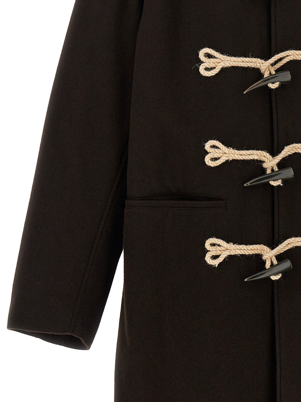 'Flannel Toggle Duffle' coat 4