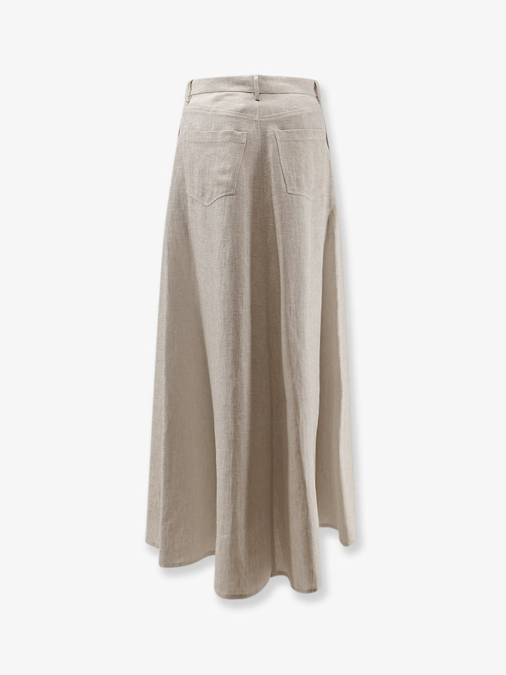 Flared linen skirt 2