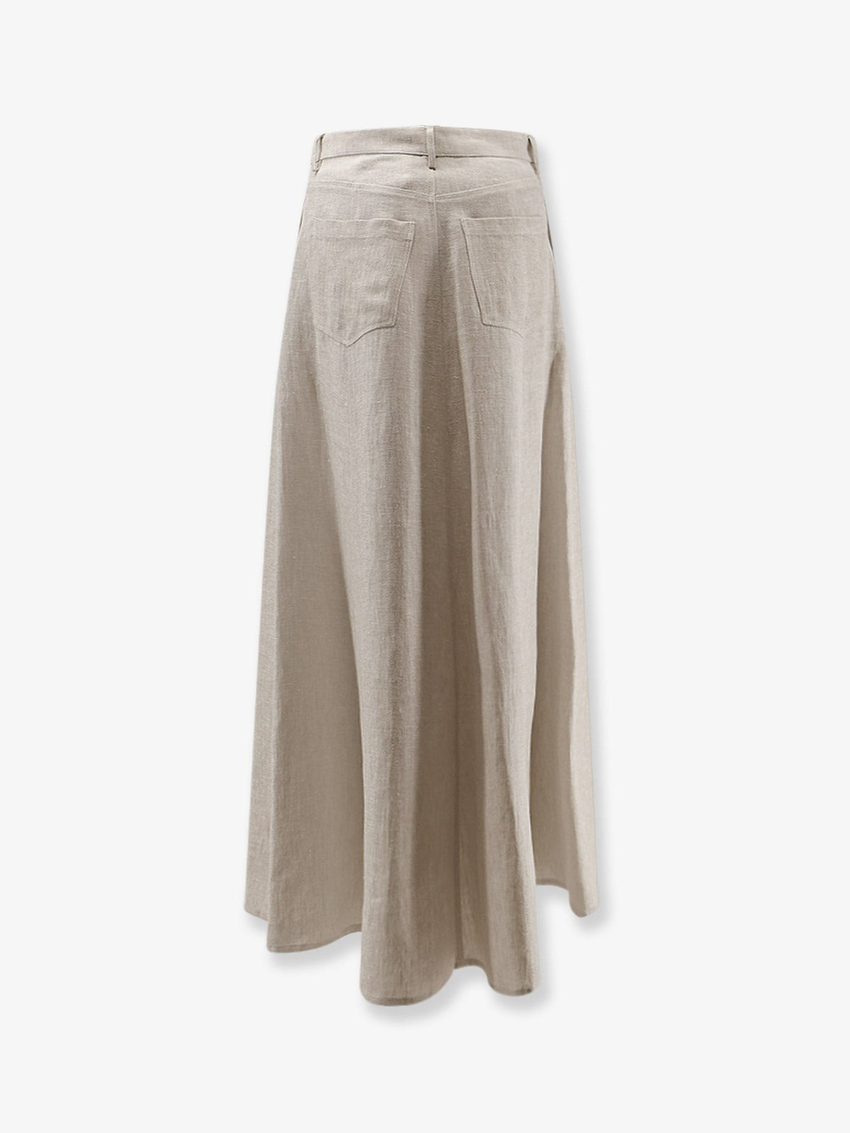 Flared linen skirt 2