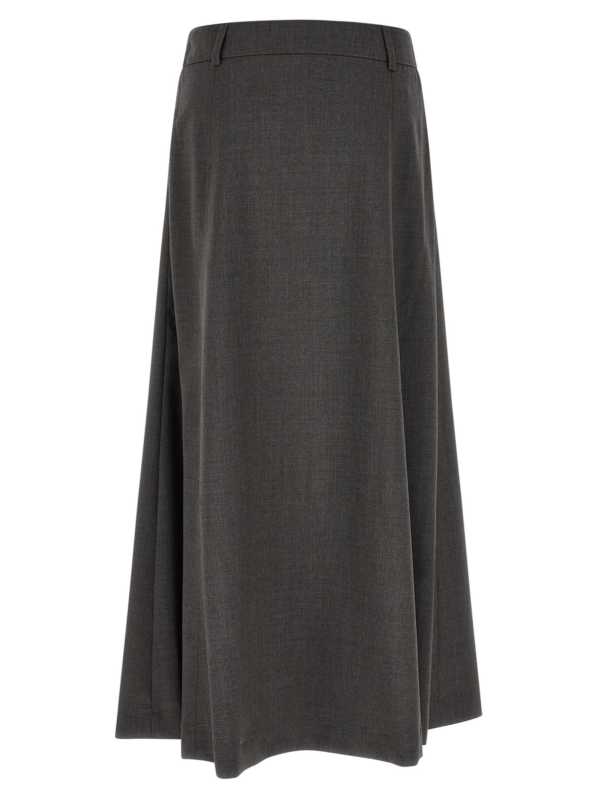 Flared skirt with loops 2