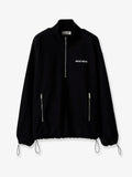 Fleece sweatshirt with Lettering Logo embroidery