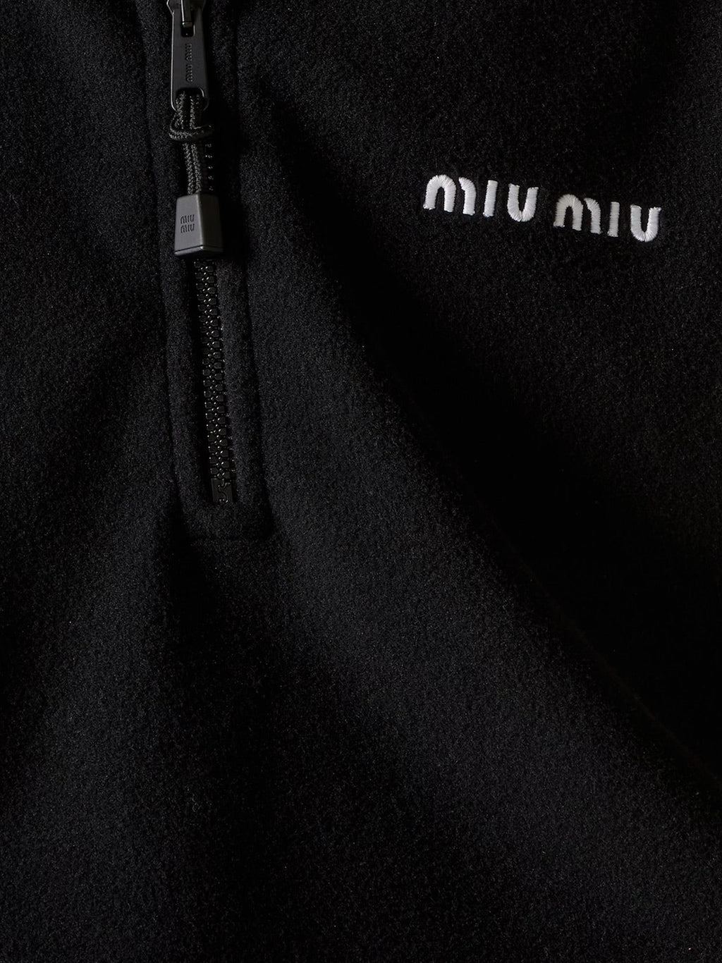 Fleece sweatshirt with Lettering Logo embroidery 3