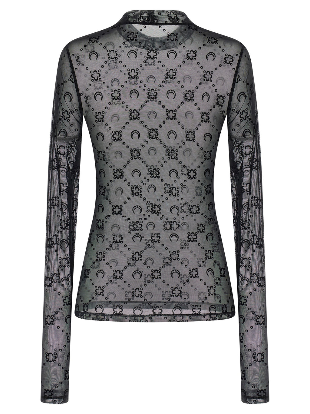Flocked Moonogram top 2