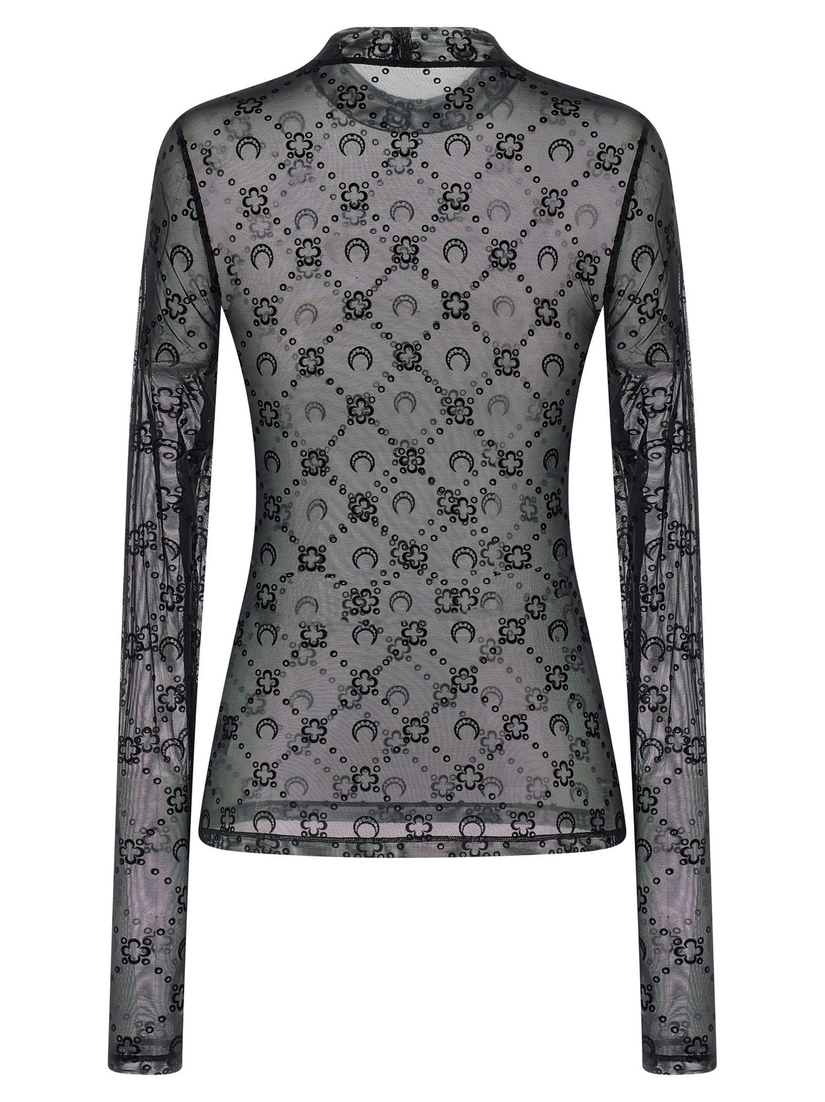Flocked Moonogram top 2