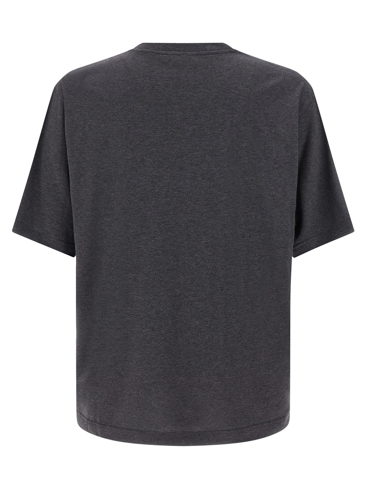 Flocked print T-shirt 2