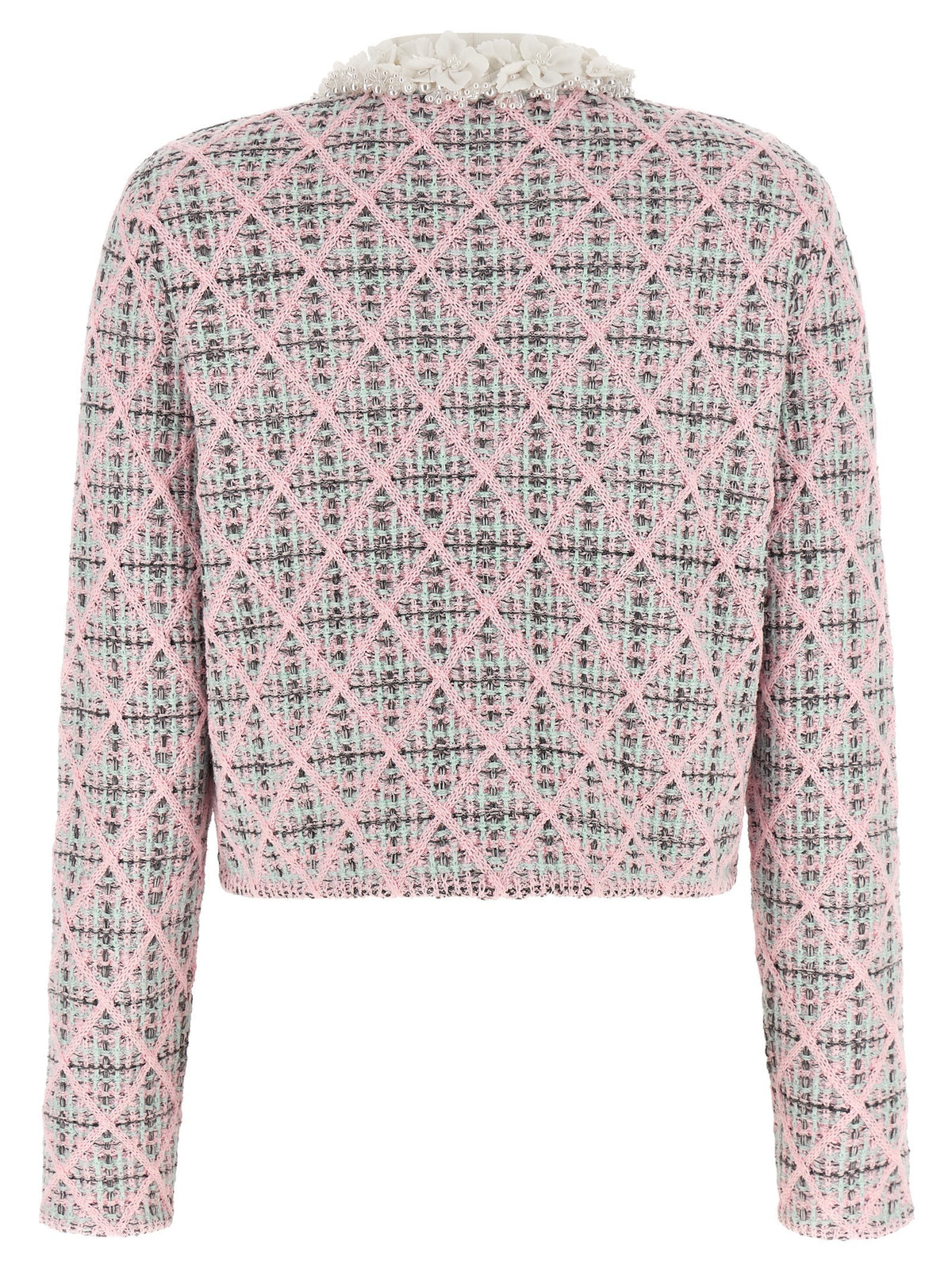 Floral collar cardigan 2