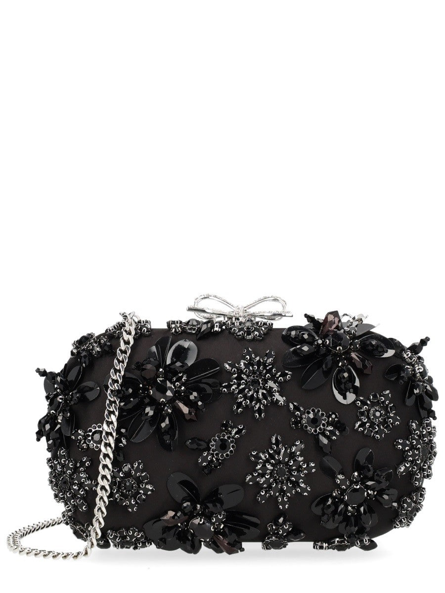 "FLORAL CRYSTAL" CLUTCH BAG