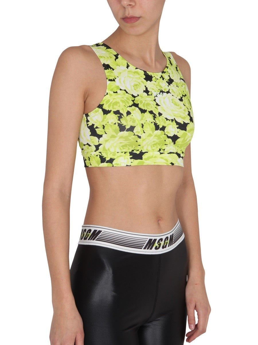 FLORAL PRINT CROPPED TOP 4