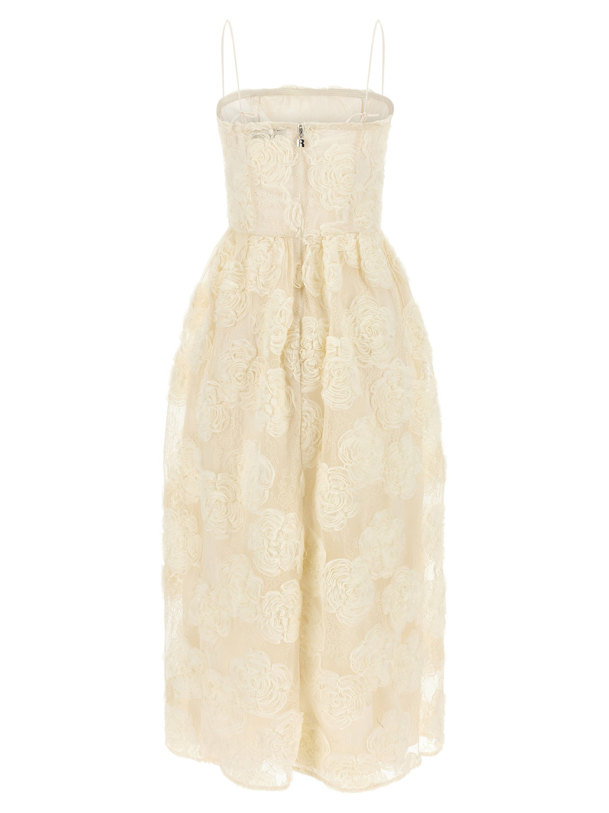 'Flower Mesh Midi' dress 2