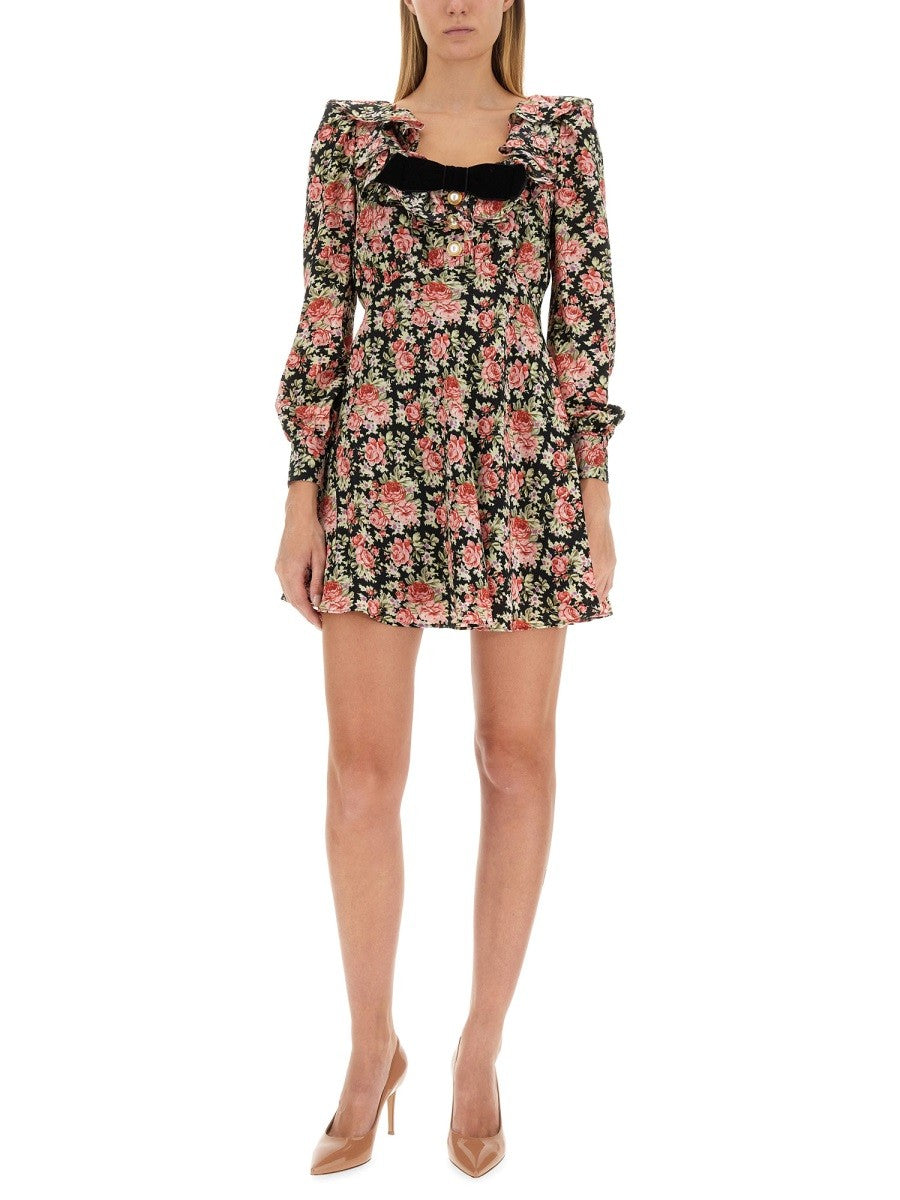 FLOWER PRINT MINI DRESS 2