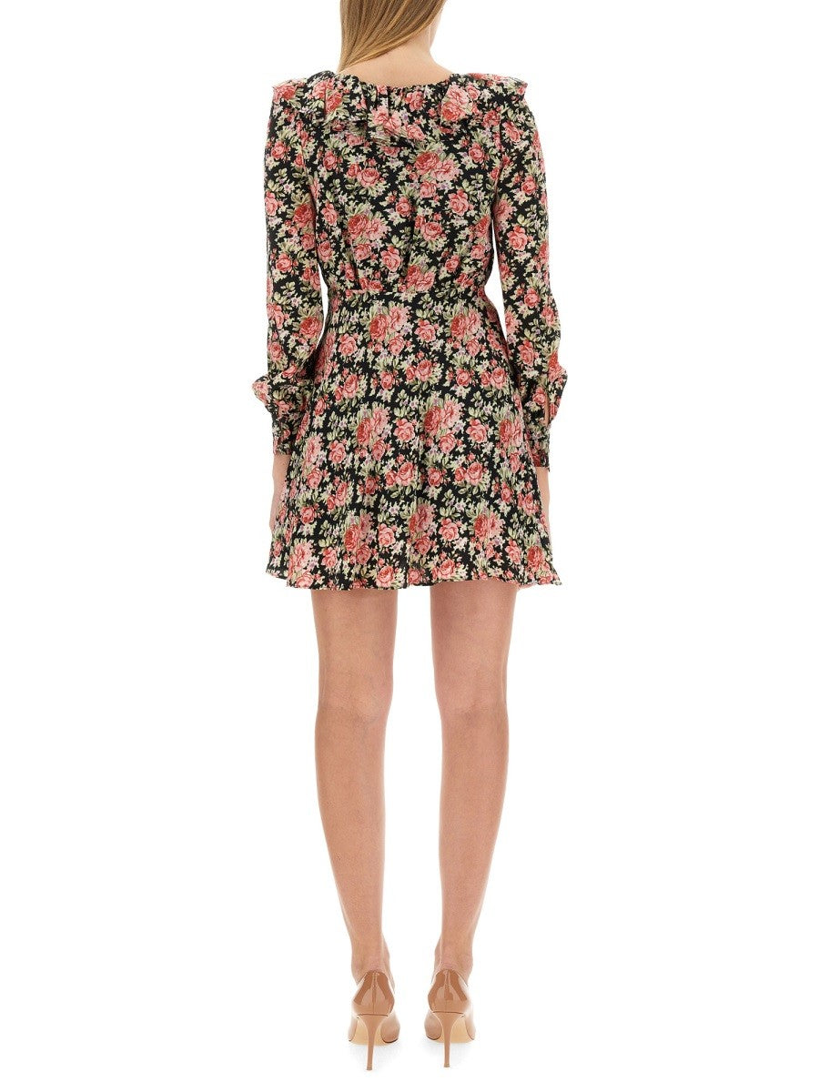 FLOWER PRINT MINI DRESS 3