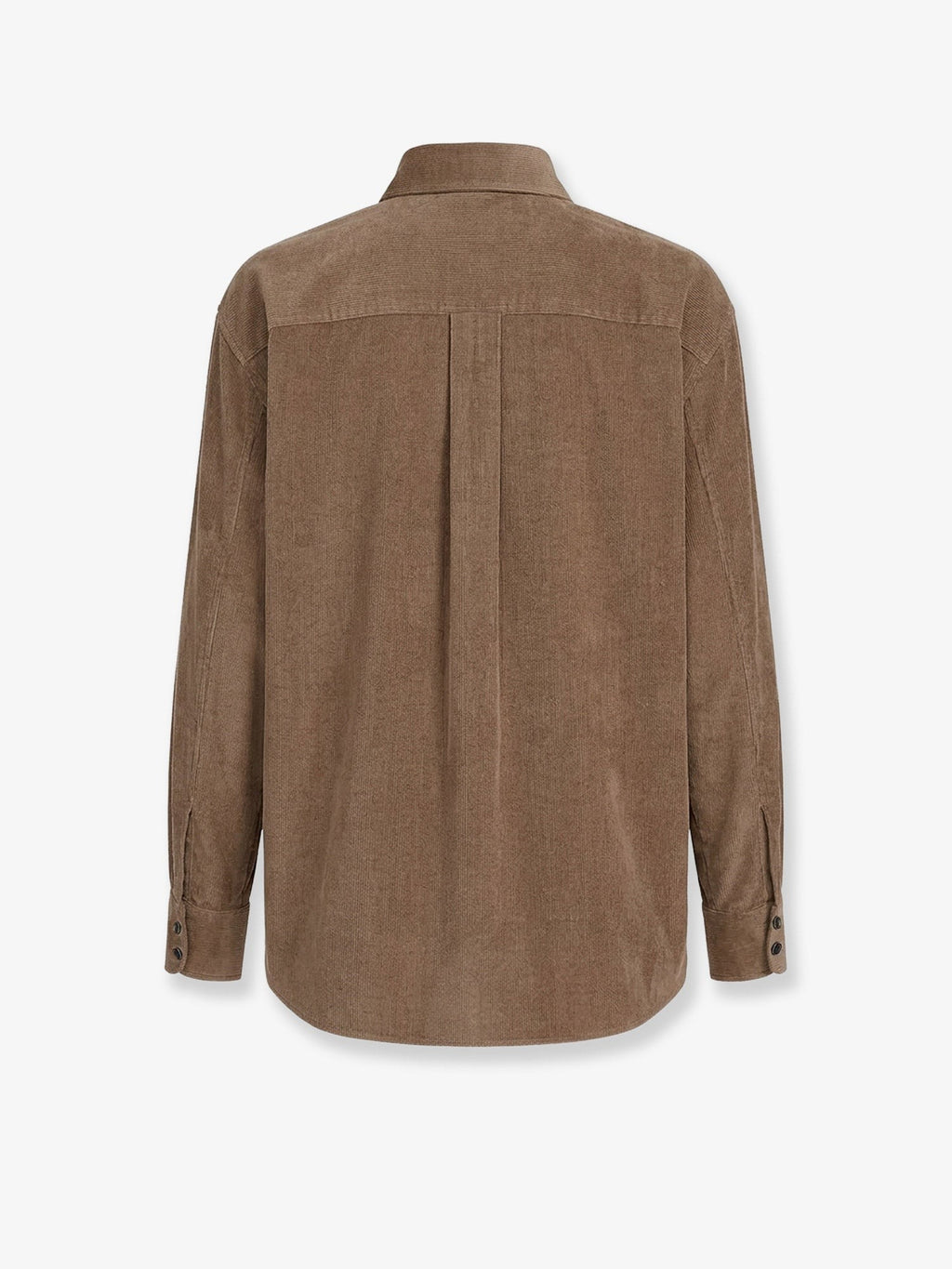 Fluid corduroy shirt with Monili 2