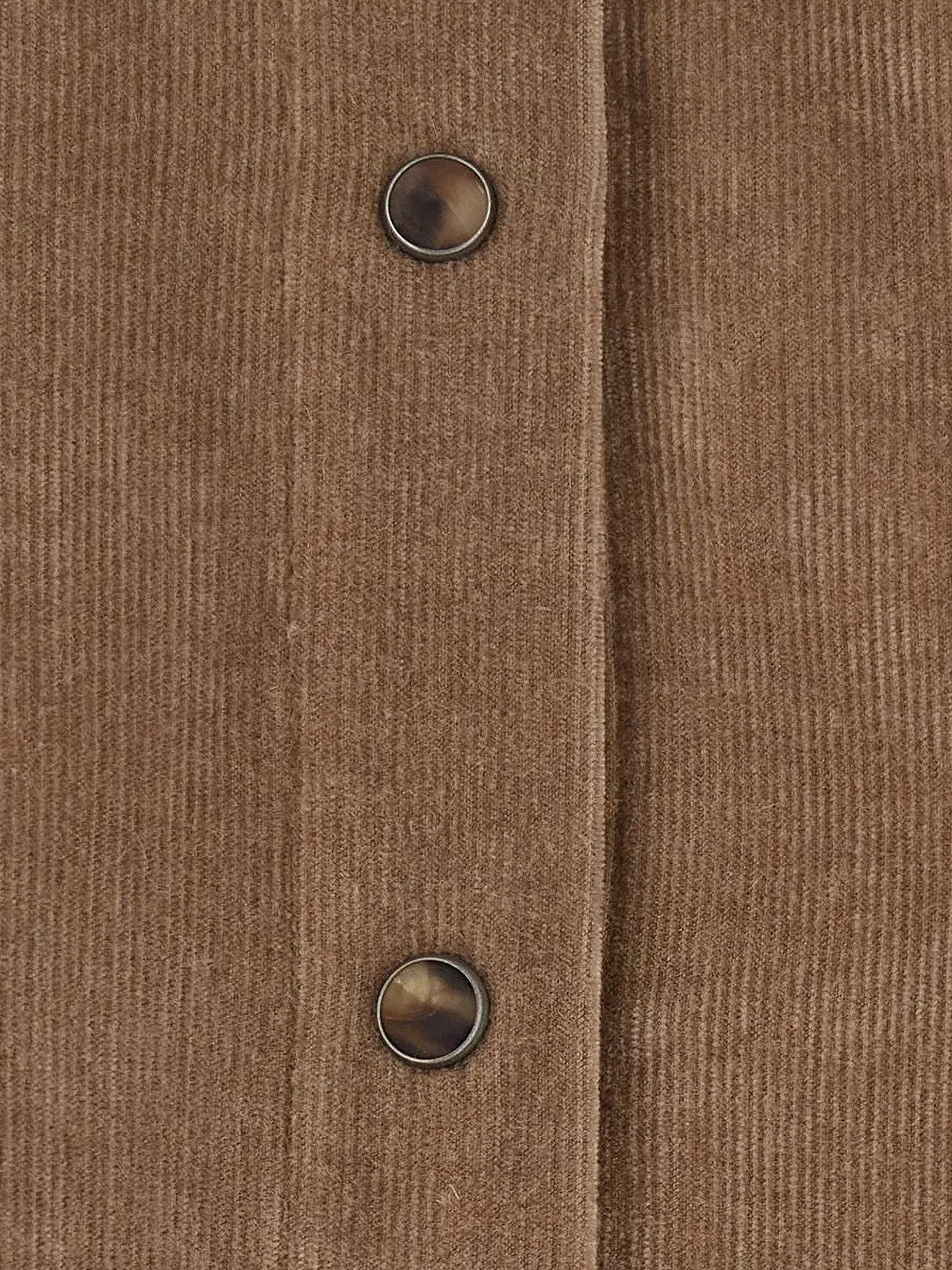 Fluid corduroy shirt with Monili 3